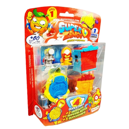 Super Zings seria 1 Rivals of Kaboom 4 figurki